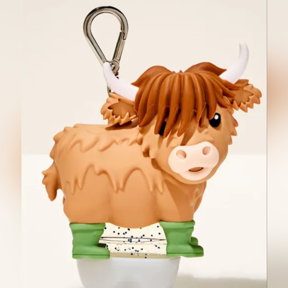Bath & Body Works Highland Cow Pocketbac Sanitizer Holder